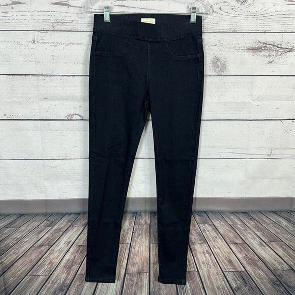 Mud Pie Jeans Jegging Womens Small Dark Wash Stretch Pull on Modern Classic